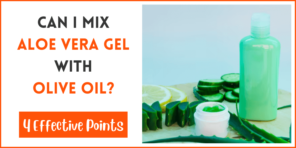Can I Mix Aloe Vera Gel With Olive Oil