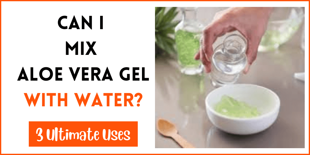 Can I Mix Aloe Vera Gel With Water