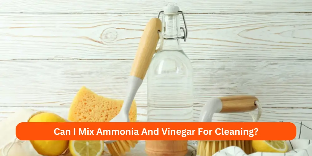 Can I Mix Ammonia And Vinegar For Cleaning